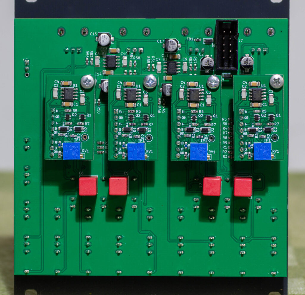 CGS QUAD VCA PCB
Quad voltage controled amplifier